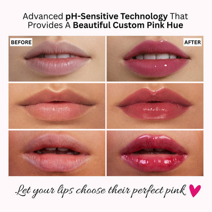 Northern Lights – pH Color-Changing Lip Oil| Hydrating, Long-Lasting, Custom Pink Tint